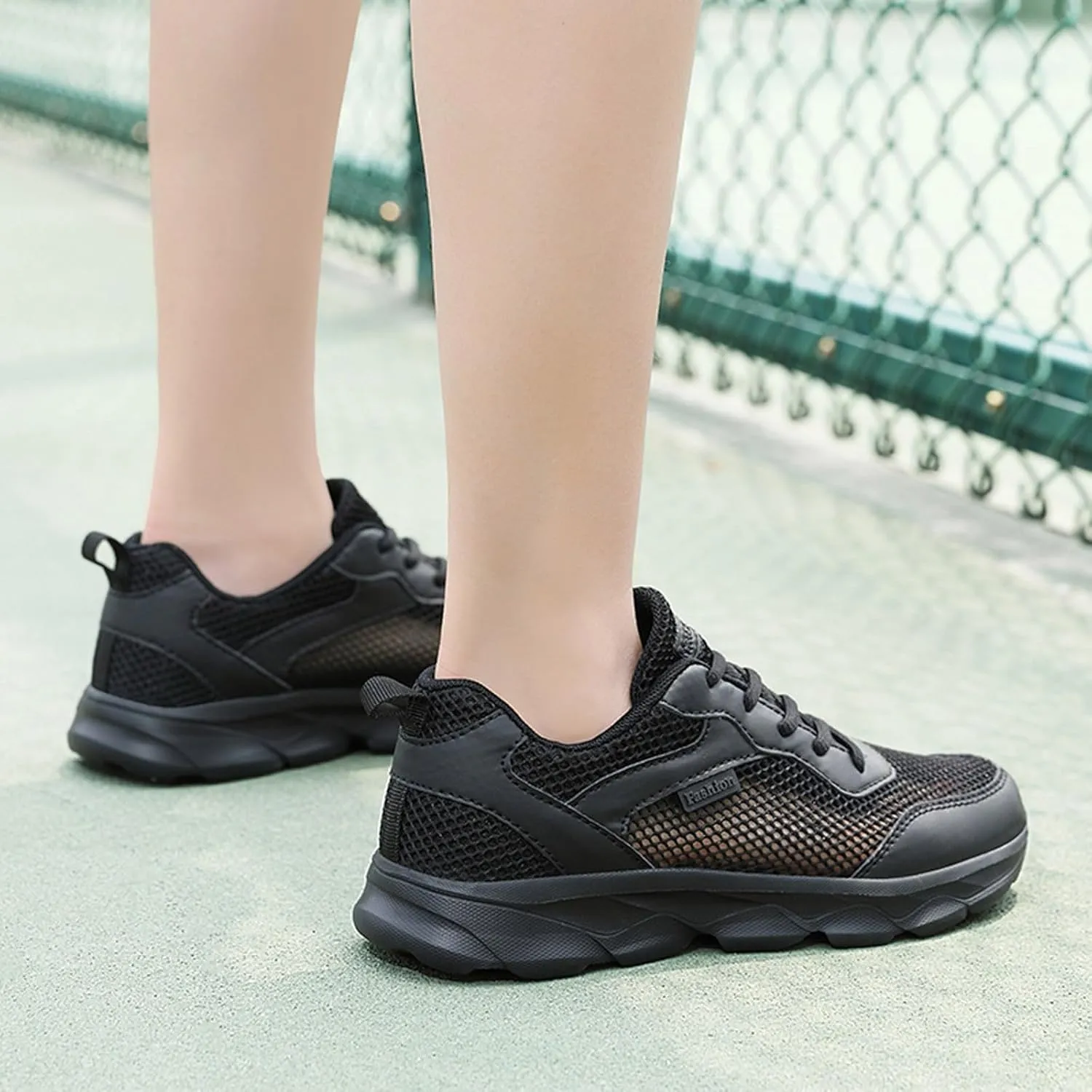 Women's Lightweight Walking Tennis Shoes Lightweight Woven Orthopedic Walking Shoes Minimalist Zero Drop Shoe