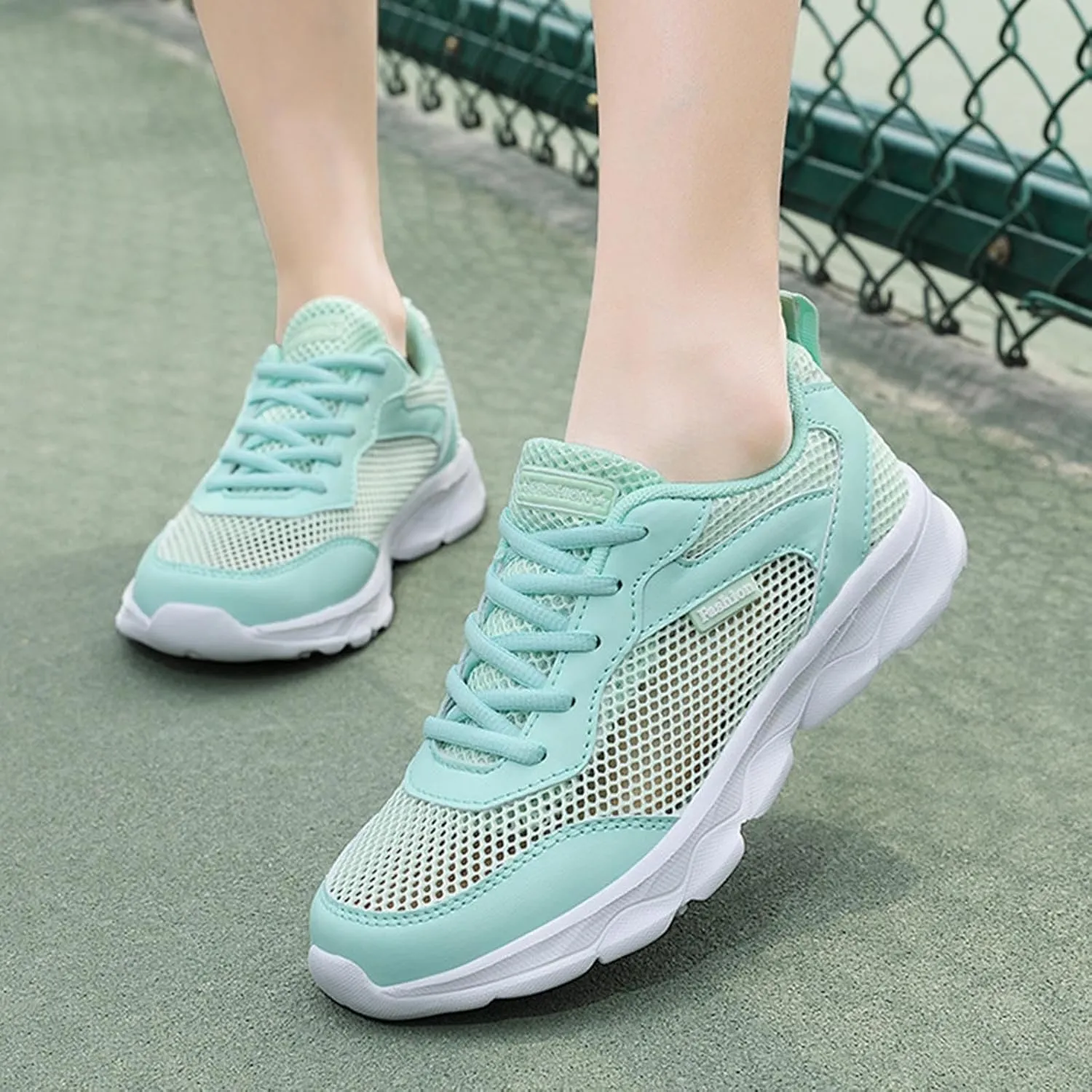 Women's Lightweight Walking Tennis Shoes Lightweight Woven Orthopedic Walking Shoes Minimalist Zero Drop Shoe