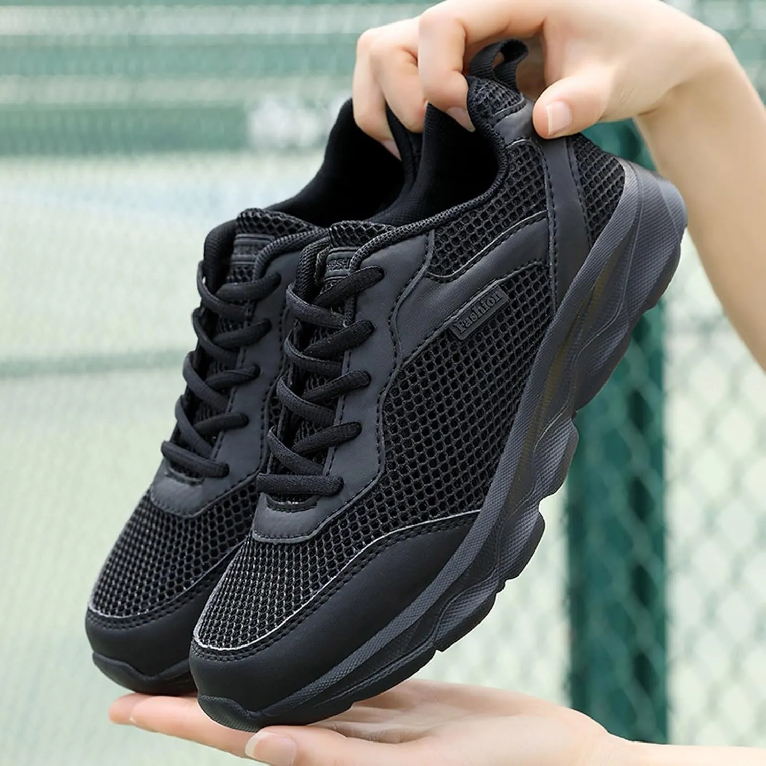 Women's Lightweight Walking Tennis Shoes Lightweight Woven Orthopedic Walking Shoes Minimalist Zero Drop Shoe