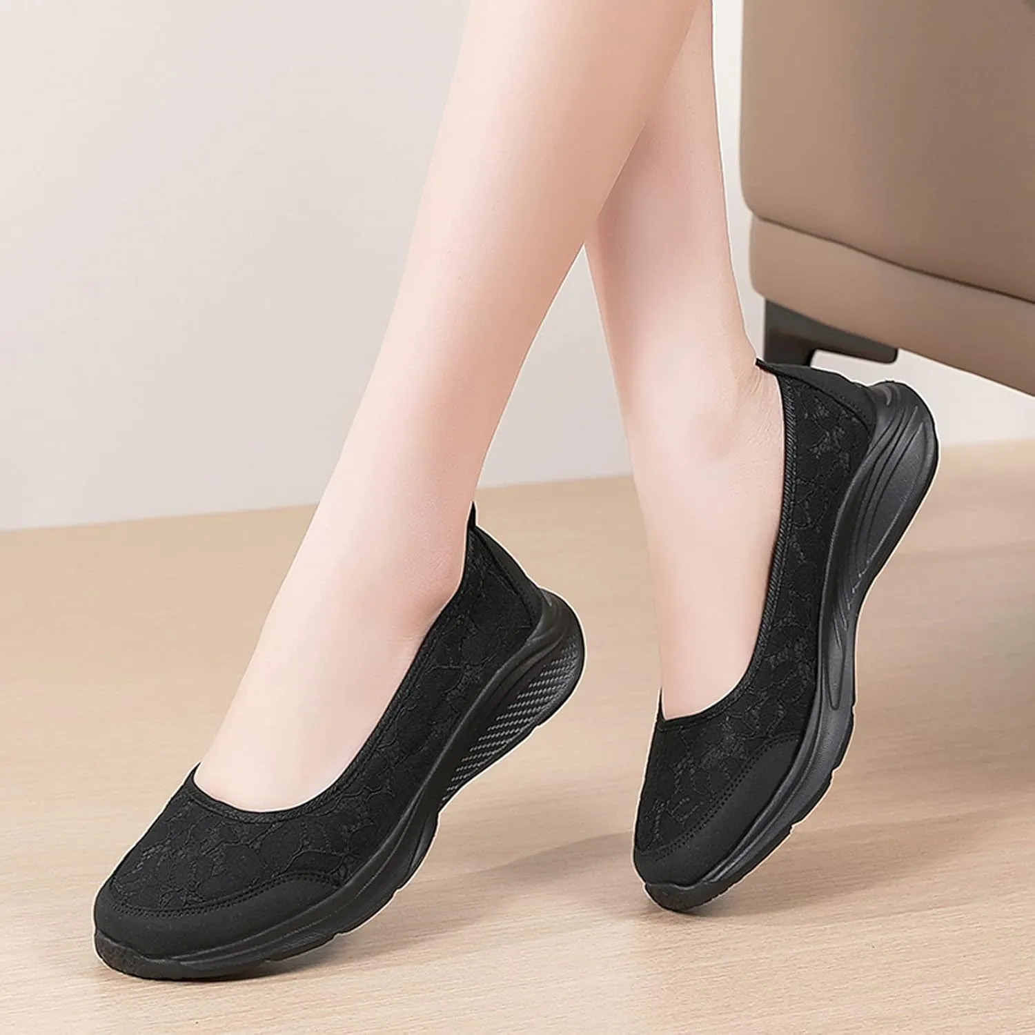 Women's Orthopedic Shoes with Adjustable Strap Non Slip Comfortable Fashion Tennis Shoes Versatile Dress Shoe