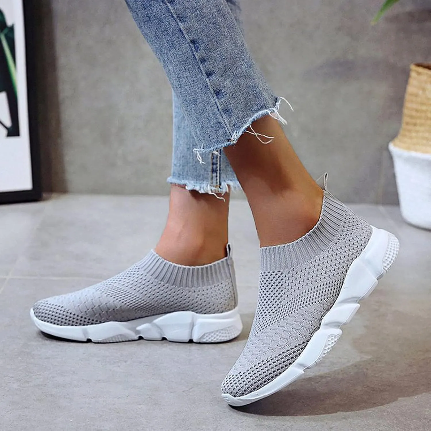 Womens Running Shoes Lightweight Black Flats Shoes Women Dressy Orthopedic Women Shoes Sneakers Black Womens Black Sneakers Size 9.5 Wide Zapatos De Trabajo Con Arco Ortopedicos para Mujer