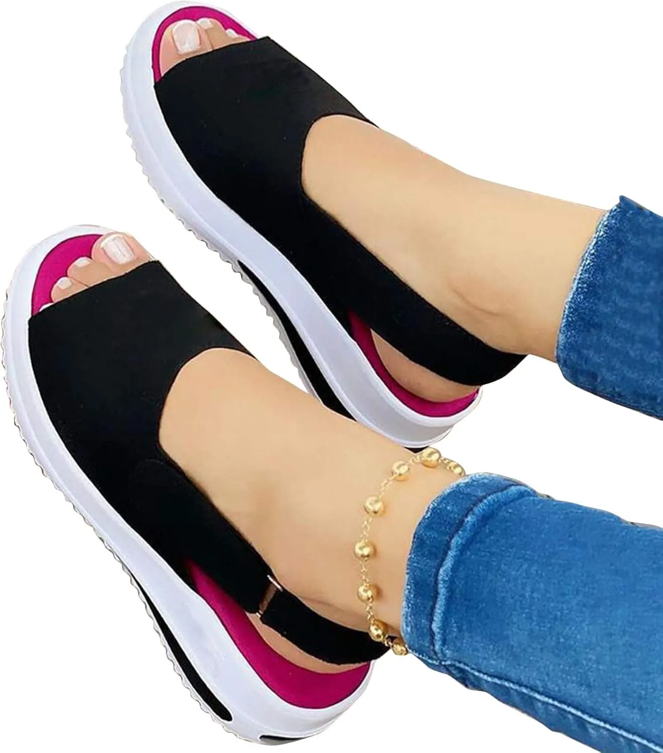 Womens Running Shoes Wide Width Trendy Sneakers for Women 2023 Black Womens Shoes Casual Fall Slip Ons Sneakers for Women Slip Ons Zapatos Plataforma De Mujer Elegantes para Fiestas Negros