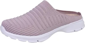 Women's Slip-On Orthopedic Arch Support Backless Mens Running Shoes Wide Men Casual Shoes Brown Sneakers Slip On Tennis Shoe Loafers Casual Slip On