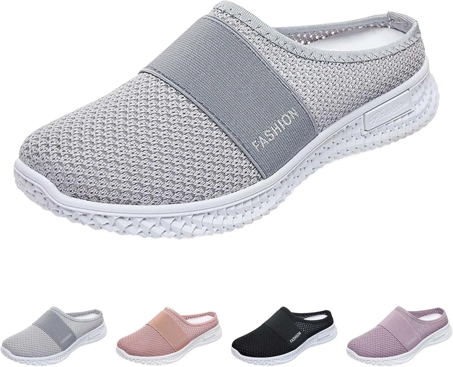 Women's Slip-On Orthopedic Arch Support Backless Slip On Shoes Women Lether Woman Shoes Casual White Sneakers Slip On Tennis Shoe Loafers Casual Slip On