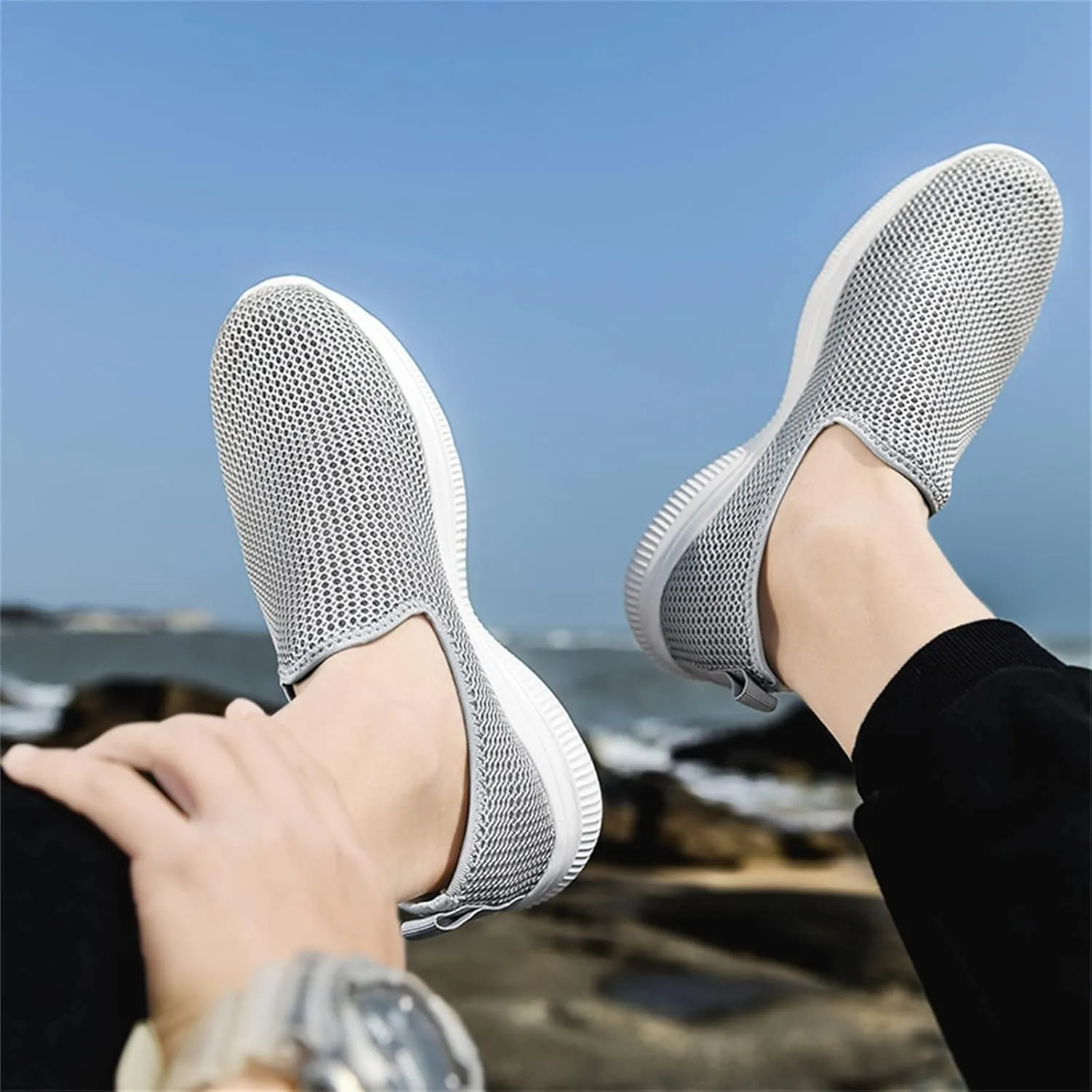 Women's Slip-on Shoes Wide Width Sneakers Hands Free Slip On Shoes Women Slip On Women Casual Shoes Women's Fashion Sneakers Brown Tennis Shoe Loafers Casual Slip On