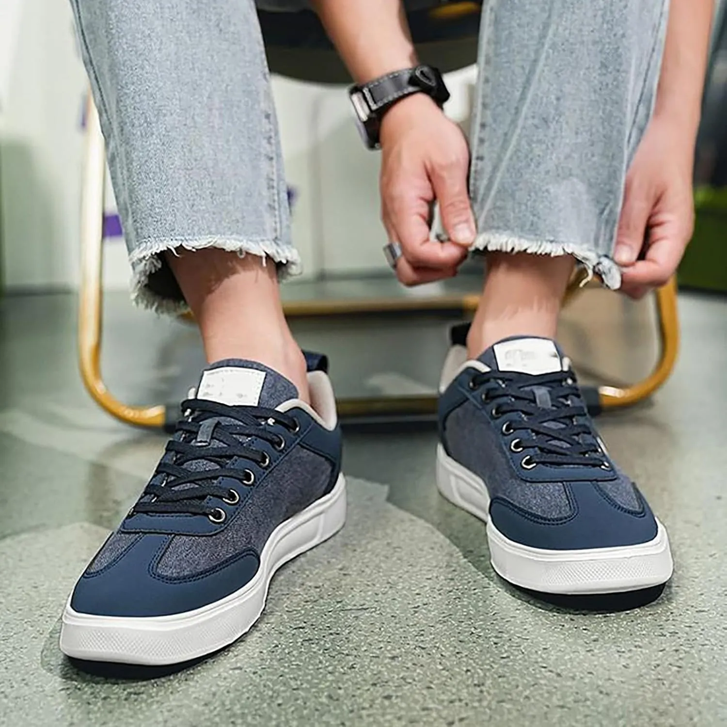 Womens Slip On Sneakers Wide Width Womens Work Shoes Men's Casual Dress Sneakers Comfortable Dressy Slip on Loafers for Women Dressy Slip On Sneakers Women Wide Width