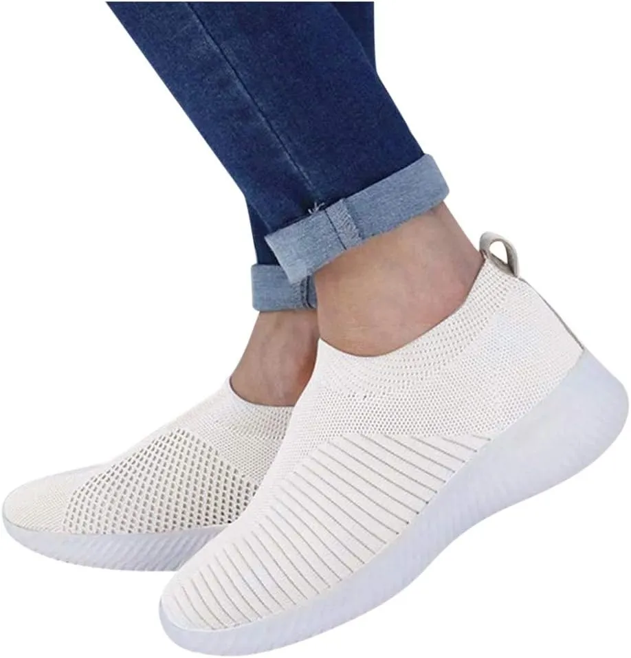 Womens Slip On Walking Shoes Non Slip Running Shoes Mens Running Shoes Walking Men's Shoes Casual Slip On Sneakers Slip On Tennis Shoe Cross Trainer Shoe