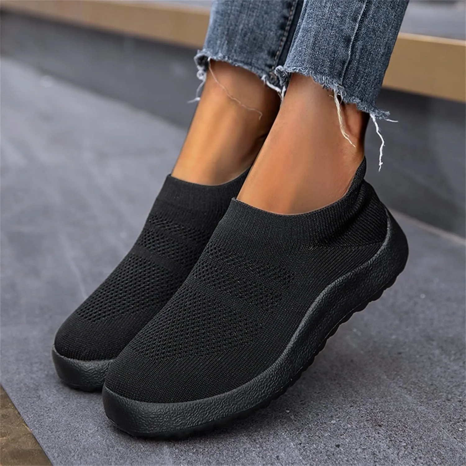 Women's Slip On Walking Shoes Running Comfortable Womens Running Shoes Slip On Men's Casual Shoes Men Shoes Sneakers Slip On Tennis Shoe Loafers Shoe