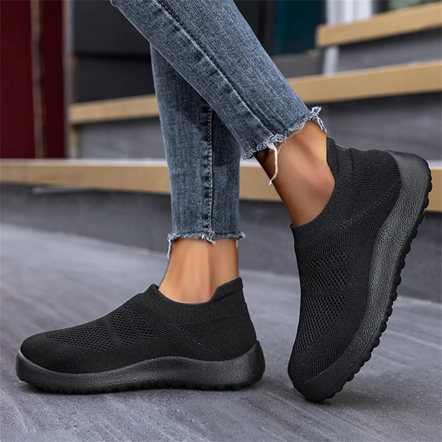 Women's Slip On Walking Shoes Running Comfortable Womens Running Shoes Slip On Men's Casual Shoes Men Shoes Sneakers Slip On Tennis Shoe Loafers Shoe