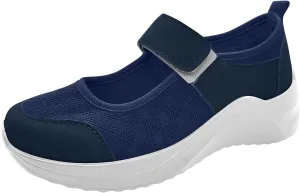 Women's Sneakers Size 9.5 Wide Tenis para Mujer De Trabajo Antideslizantes Womens Slip On Sneakers 8.5 Wide White Orthopedic Plantar Fasciitis Shoes Women Black Flats Womens Black Sneakers Wide 8.5
