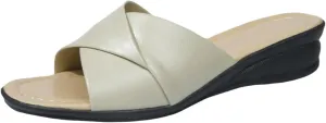 Women's Summer Fashion Leather Open Toe Cool Slippers Casual Comfortable Outdoor Beach Adult Character Slippers Women