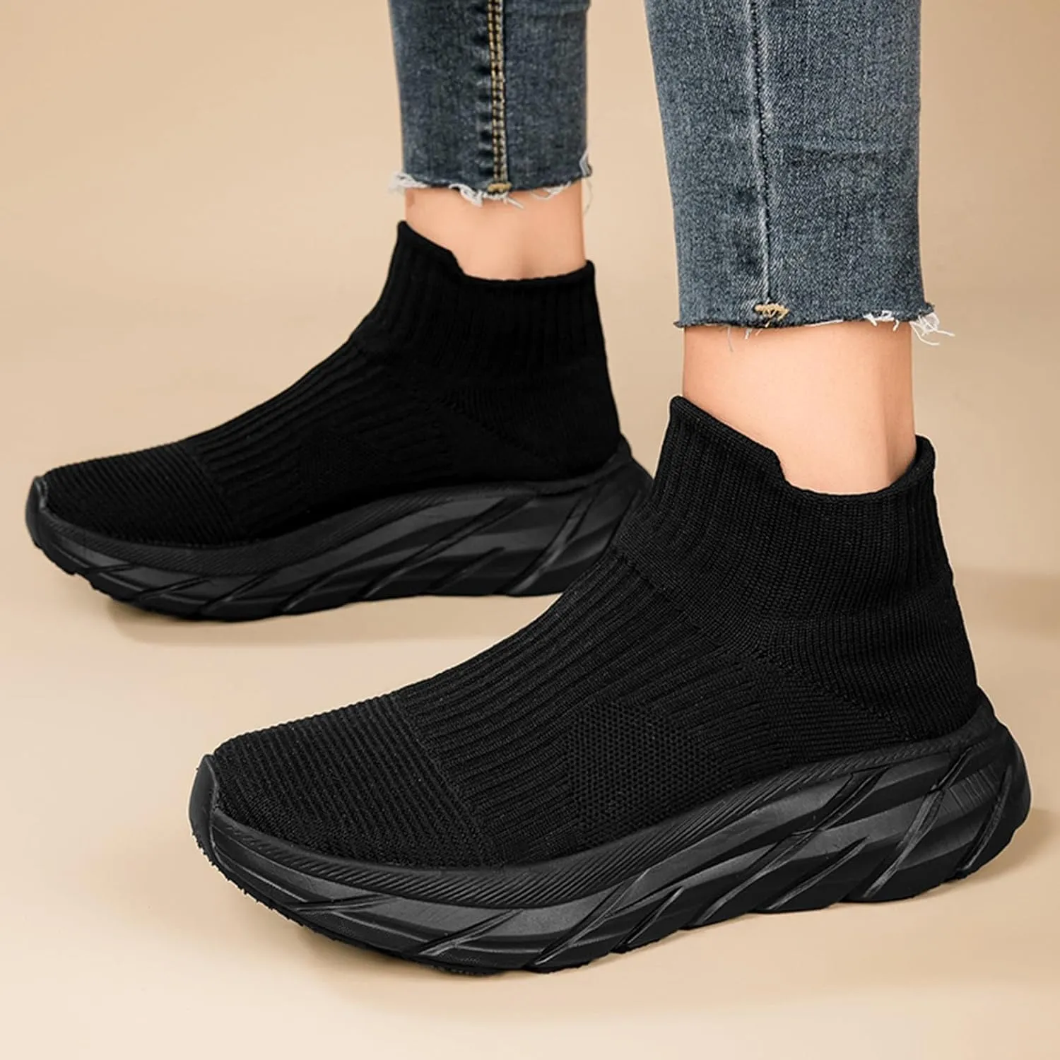 Women’s Supportive Running Shoes Non Slip Lightweight Casual Breathable Tennis Shoes Lightweight Workout Shoe