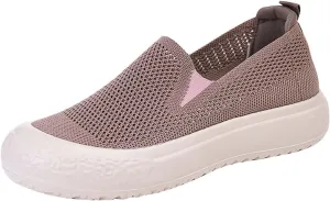Womens Tennis Shoes Jogging Casual Slip On Shoes Fashion Sneakers 2025 Running Sneakers Comfortable Memory Foam Slip On Tennis Shoe Loafers Casual Slip On