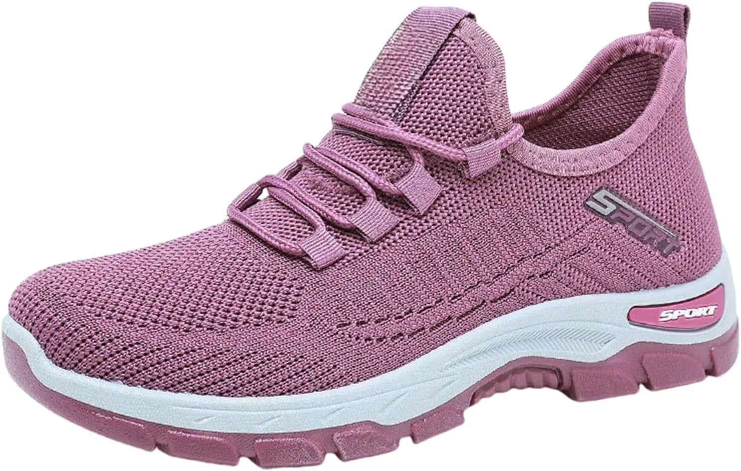 Women's Walking Shoes Arch Support Non Slip Work Shoes Lightweight Casual Breathable Tennis Shoe Work Shopping Travel Sport Athletic Sneakers Gym Tennis Slip On Comfortable Lightweight Shoe