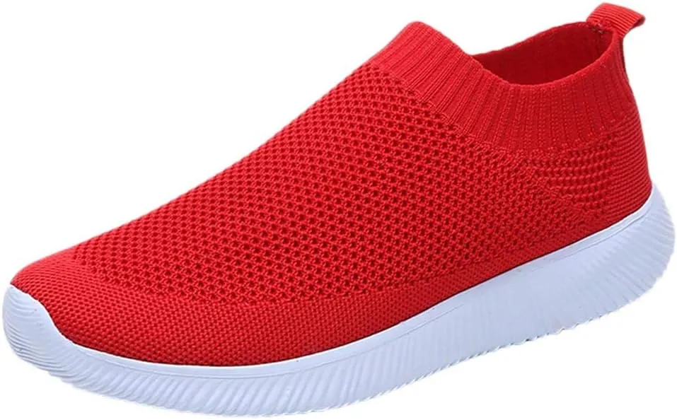 Womens Walking Shoes Wide Diabetic Shoes Slip On Shoes Women Mesh Ladies Casual Shoes Slip On Sneakers Platform Tennis Shoe Loafers Casual Slip On