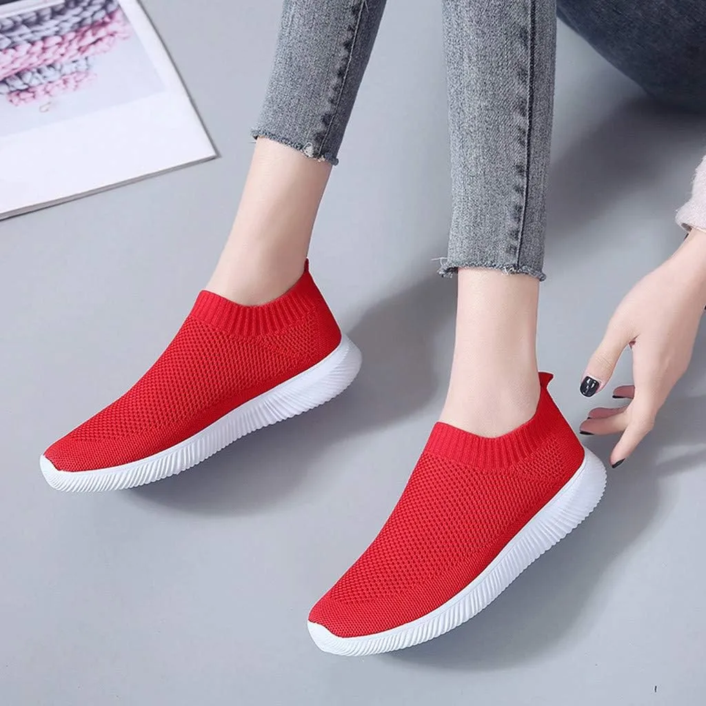 Womens Walking Shoes Wide Diabetic Shoes Slip On Shoes Women Mesh Ladies Casual Shoes Slip On Sneakers Platform Tennis Shoe Loafers Casual Slip On