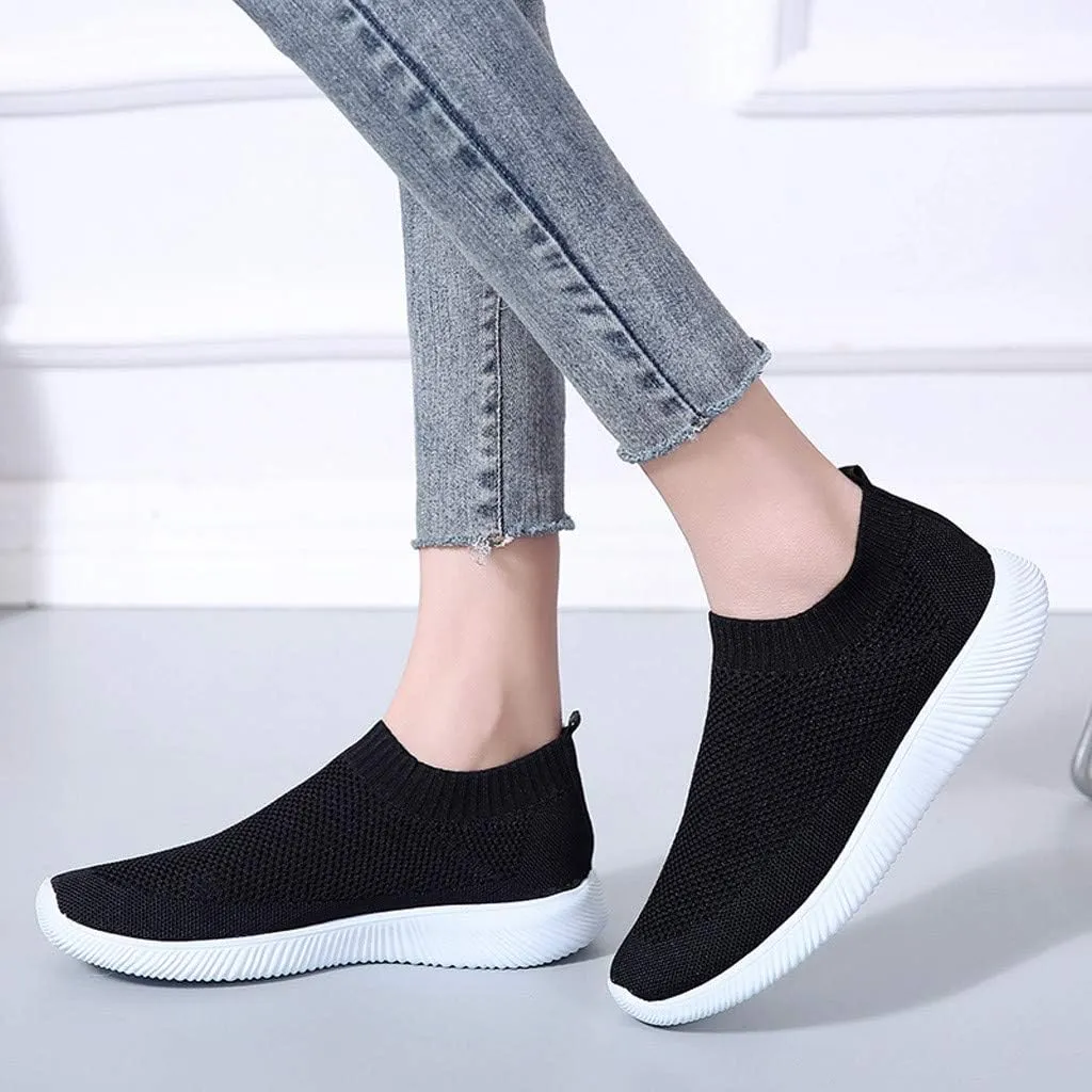 Womens Walking Shoes Wide Diabetic Shoes Slip On Shoes Women Mesh Ladies Casual Shoes Slip On Sneakers Platform Tennis Shoe Loafers Casual Slip On