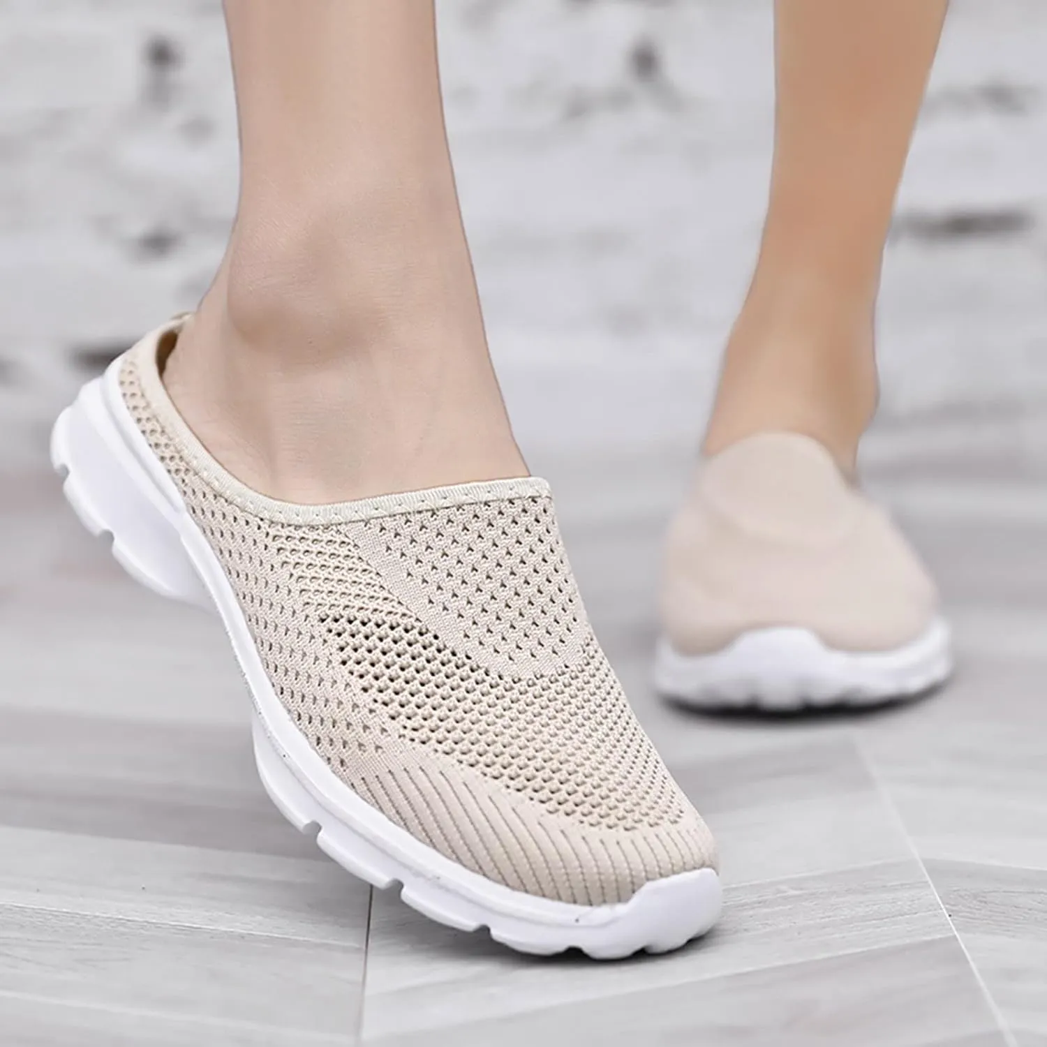 Womens Walking Tennis Shoes,Women's Air Cushion Slip-On Walking Sneakers Shoes-Orthopedic Diabetic Walking Shoes