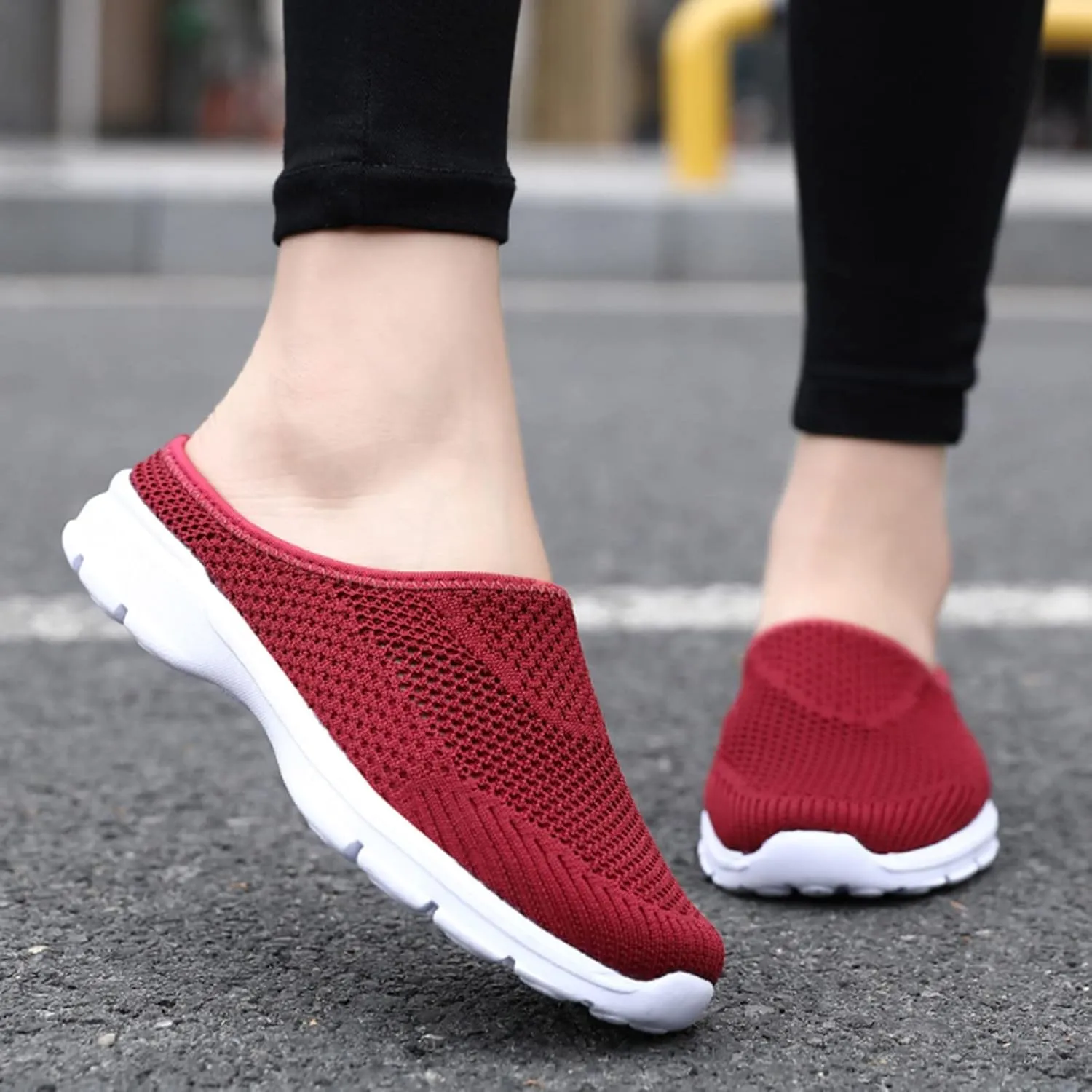 Womens Walking Tennis Shoes,Women's Air Cushion Slip-On Walking Sneakers Shoes-Orthopedic Diabetic Walking Shoes