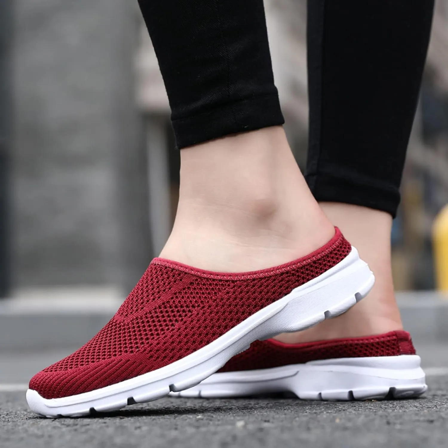 Womens Walking Tennis Shoes,Women's Air Cushion Slip-On Walking Sneakers Shoes-Orthopedic Diabetic Walking Shoes