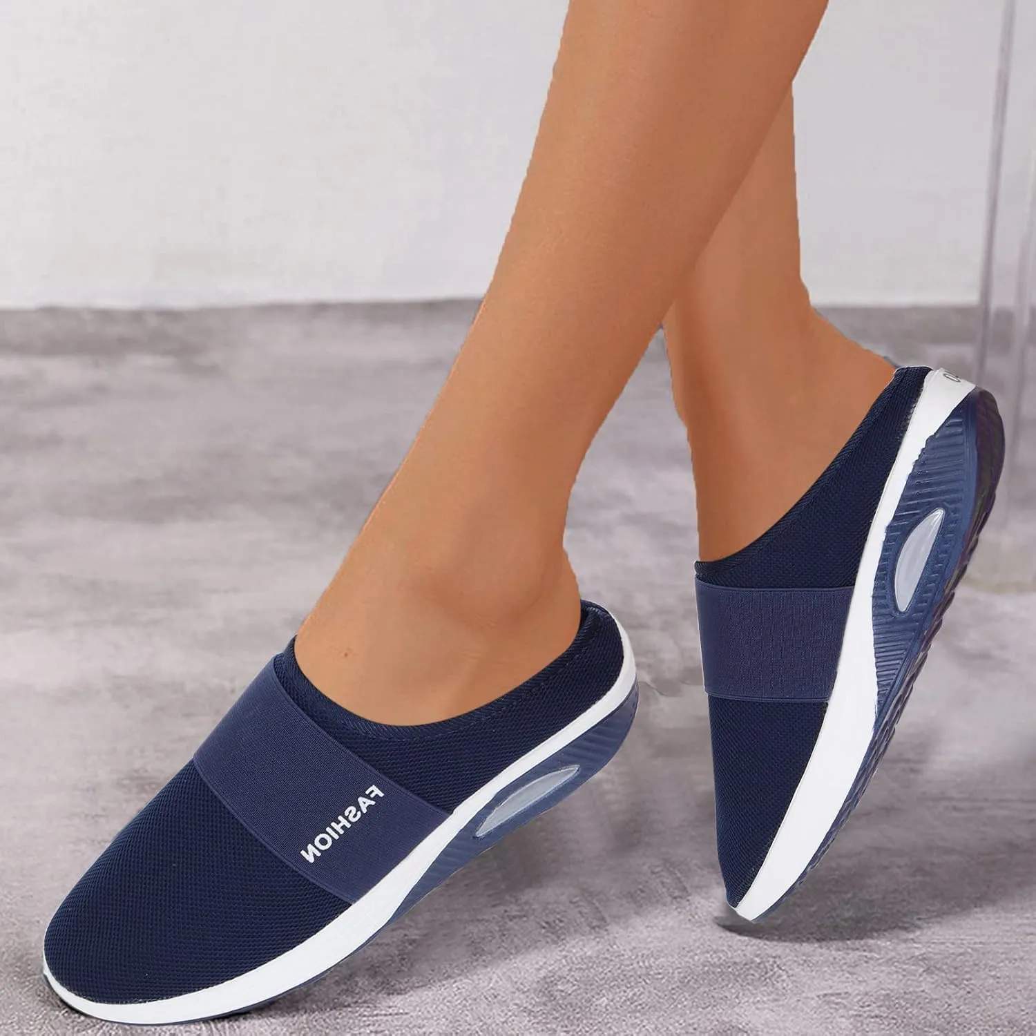 Womens Walking Tennis Shoes,Women's Air Cushion Slip-On Walking Sneakers Shoes-Orthopedic Diabetic Walking Shoes
