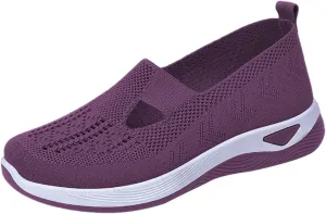 Women's Woven Orthopedic Breathable Soft Shoes Mens Dress Shoes Wide Feet Casual Shoes Slip On Women's Fashion Sneakers Slip On Tennis Shoe Loafers Casual Slip On