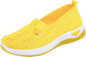 Women's Woven Orthopedic Breathable Soft Shoes Mens Dress Shoes Wide Feet Casual Shoes Slip On Women's Fashion Sneakers Slip On Tennis Shoe Loafers Casual Slip On