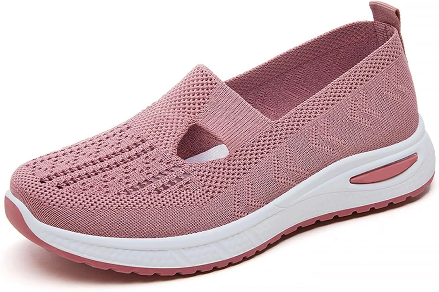 Women's Woven Orthopedic Breathable Soft Shoes Slip On Shoes Women Slip On Women's Casual Shoes Platform Sneakers Brown Tennis Shoe Loafers Casual Slip On