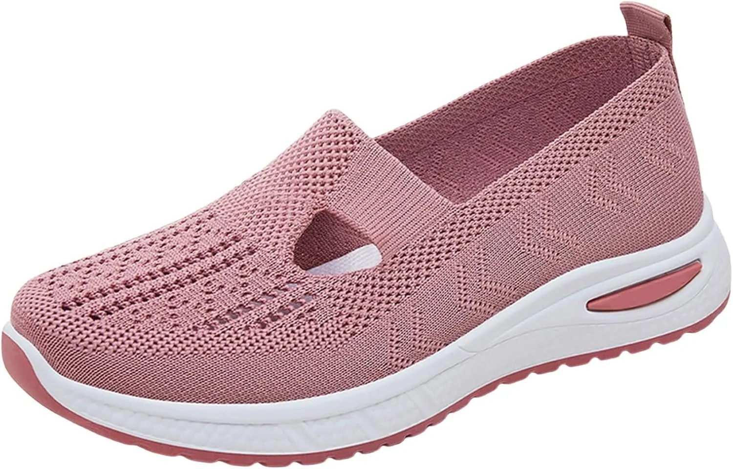 Women's Woven Orthopedic Breathable Soft Shoes Slip On Shoes Women Slip On Women's Casual Shoes Platform Sneakers Brown Tennis Shoe Loafers Casual Slip On