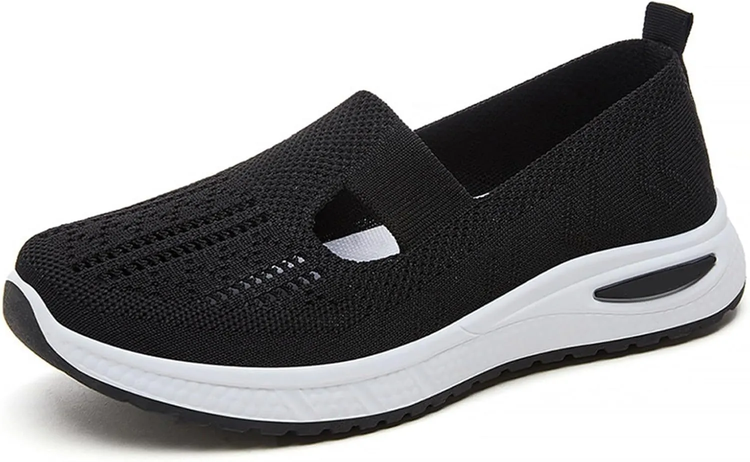 Women's Woven Orthopedic Breathable Soft Shoes Womens Tennis Shoes Slip On Casual Shoes for Fall Slip On Sneakers Slip On Tennis Shoe Loafers Casual Slip On