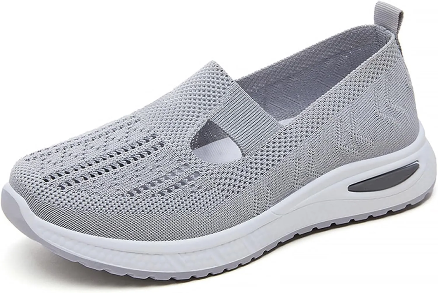 Women's Woven Orthopedic Breathable Soft Shoes Womens Tennis Shoes Slip On Casual Shoes for Fall Slip On Sneakers Slip On Tennis Shoe Loafers Casual Slip On