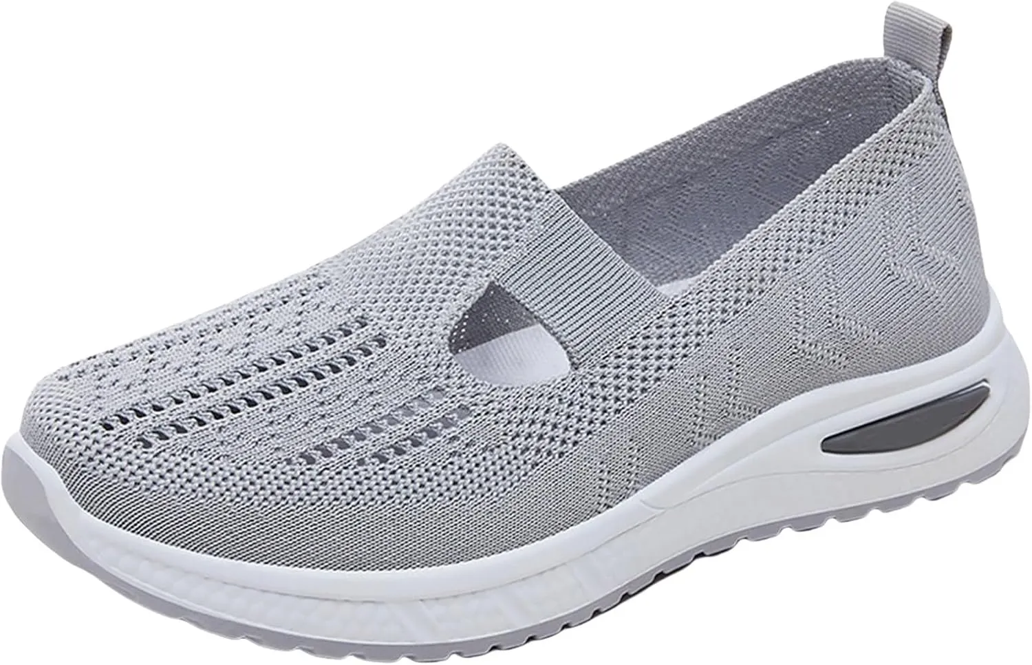 Women's Woven Orthopedic Breathable Soft Shoes Womens Tennis Shoes Slip On Casual Shoes for Fall Slip On Sneakers Slip On Tennis Shoe Loafers Casual Slip On