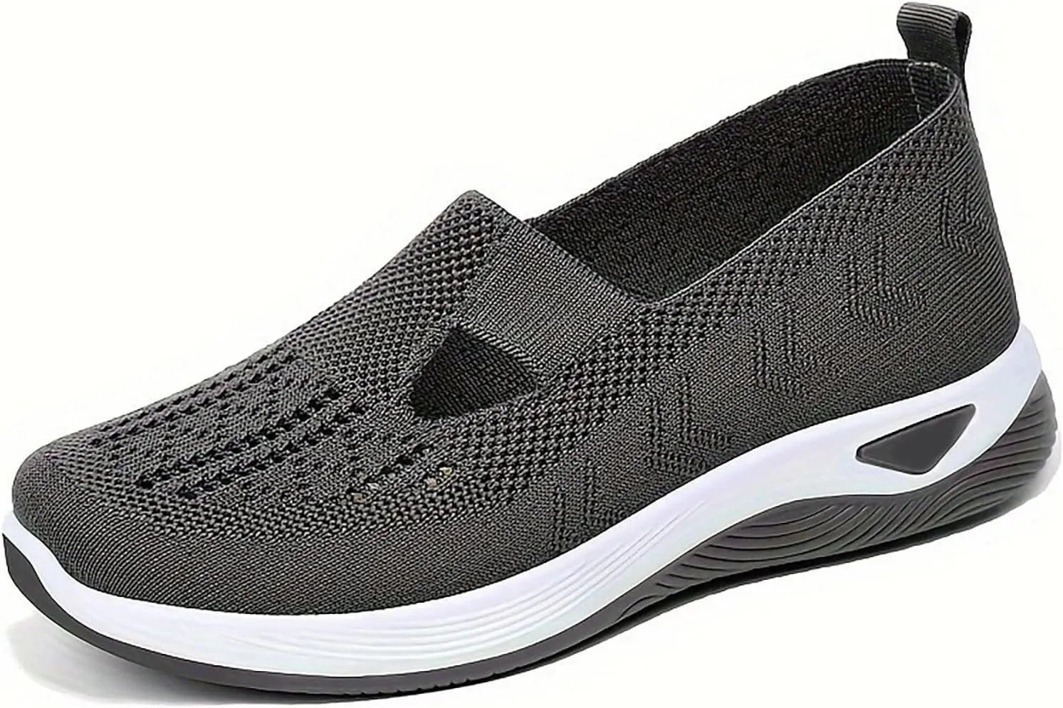 Women's Woven Orthopedic Breathable Soft Shoes Womens Tennis Shoes Slip On Casual Shoes for Fall Slip On Sneakers Slip On Tennis Shoe Loafers Casual Slip On