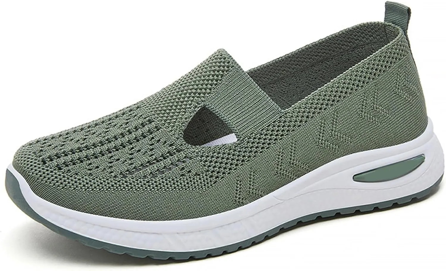 Women's Woven Orthopedic Breathable Soft Shoes Womens Tennis Shoes Slip On Casual Shoes for Fall Slip On Sneakers Slip On Tennis Shoe Loafers Casual Slip On